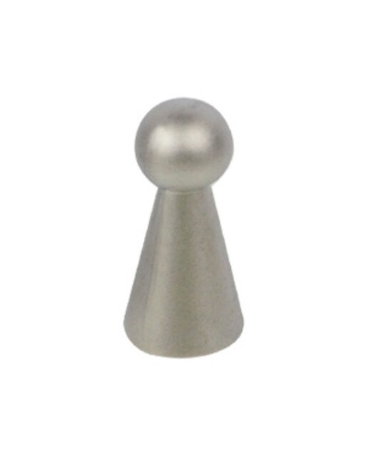 Imagen 0 de Pomo Zamak Niquelado Pawn Ø 11 mm