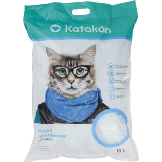 Pérolas Absorventes para Gato embalagem 16 L - Katakán