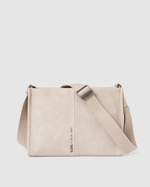 Bandolera de mujer Slang en beige con bolsillo exterior · Slang · El Corte  Inglés