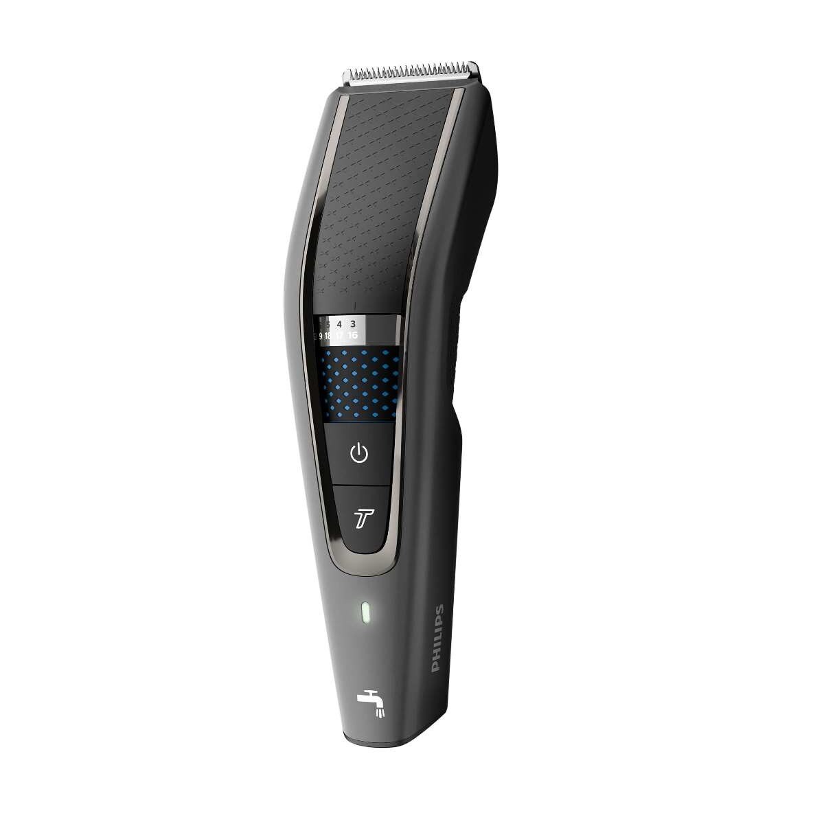 Aparador de Cabelo Philips HC7650/15 - Pente para Barba de 3 Dias, Uso com e sem Cabo. Autonomia 90 min, Bolsa Premium, Tesoura e Pente - Preto e Cinza 4