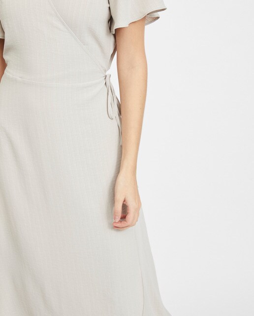 Vestido midi cruzado · Vila · El Corte Inglés