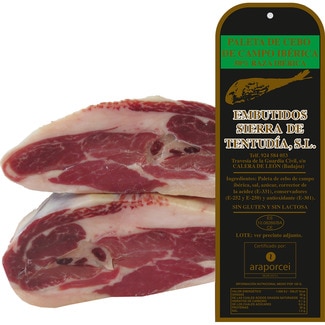 paleta deshuesada de cebo de campo ibérica 50% raza ibérica - Sierra De Tentudia