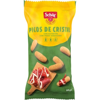 picos de cristal con trigo sarraceno sin gluten y sin lactosa bolsa 60 g - Schar