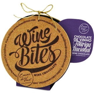 Chocolate Wine Bites de Vinho Touriga Nacional embalagem 110 g - Cacao Di Vine