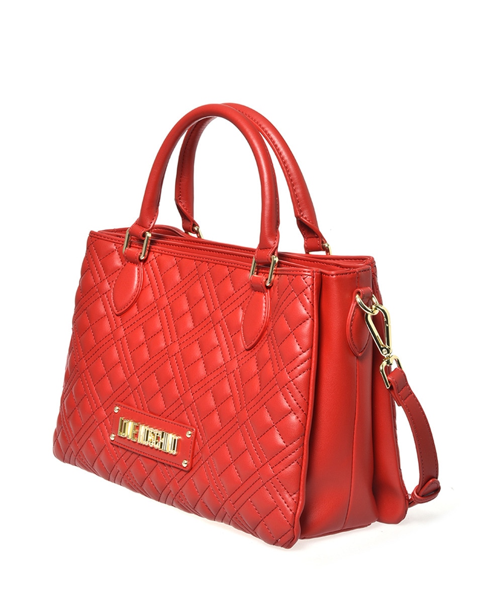 Bolso de mano acolchado Love Moschino en rojo con varias asas · Love Moschino · El Corte Inglés