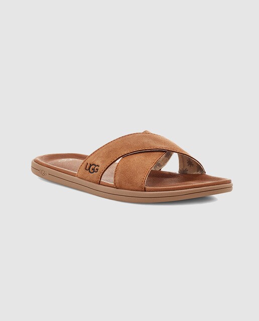 Sandalias de hombre UGG de piel en marrón · UGG · El Corte Inglés