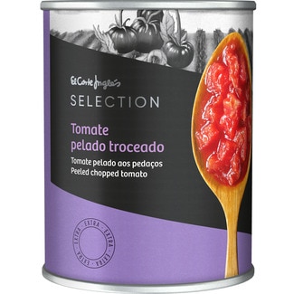 tomate pelado troceado lata 410 g