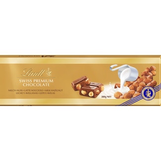 Chocolate de Leite com Avelãs Gold embalagem 300 g - Lindt
