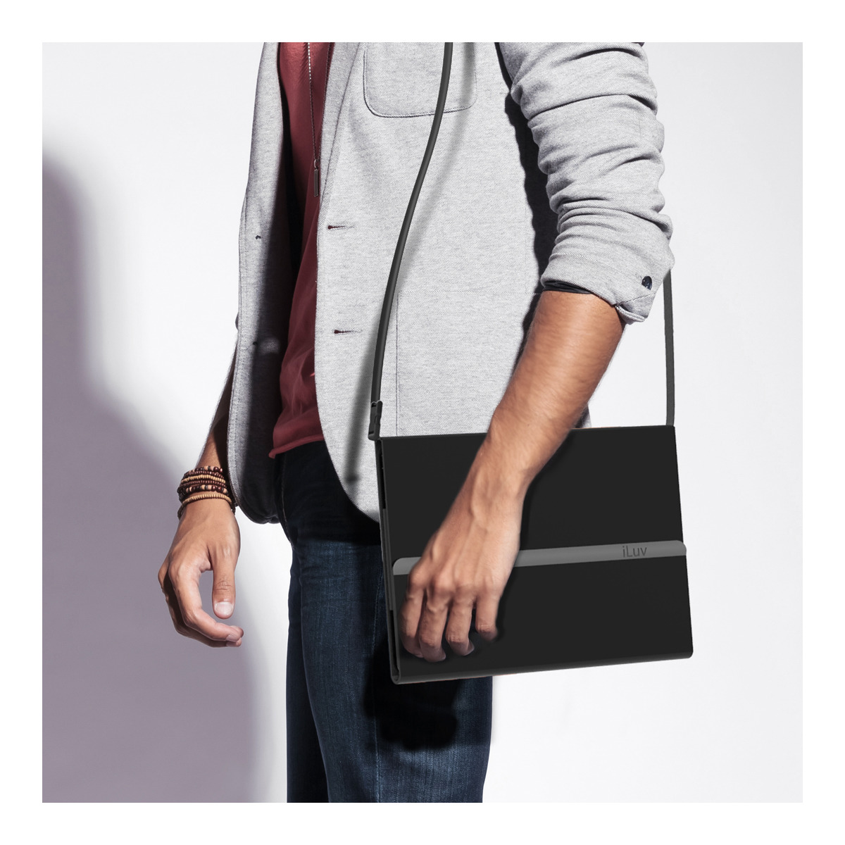 Funda negra iLuv Step Folio para iPad Air 9,7" Negro-2