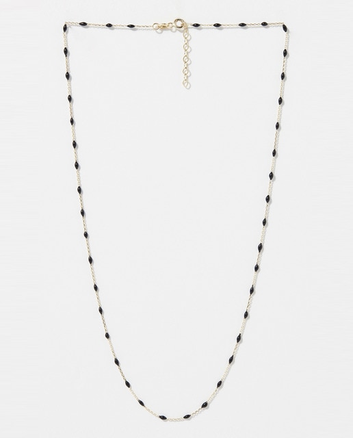 Imagen 0 de Collar "amada noir" oro amarillo