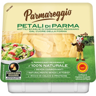 queso en láminas DOP Parmigiano Reggiano paquete 100 g - Parmareggio