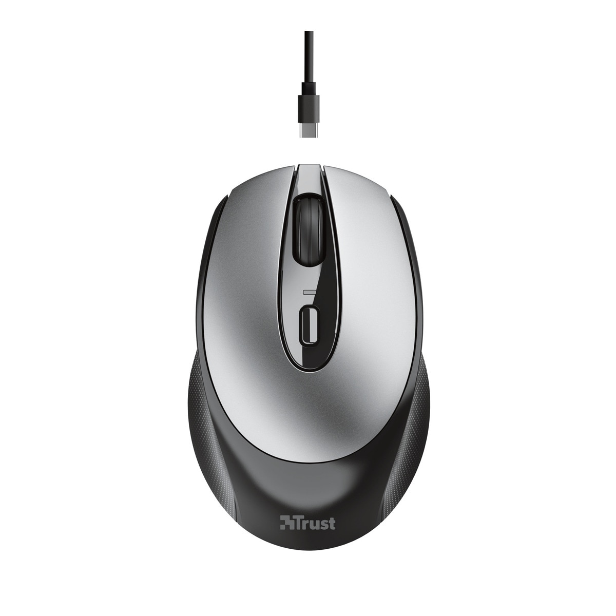 Ratón óptico inalámbrico recargable Trust Zaya negro Negro / Gris-3