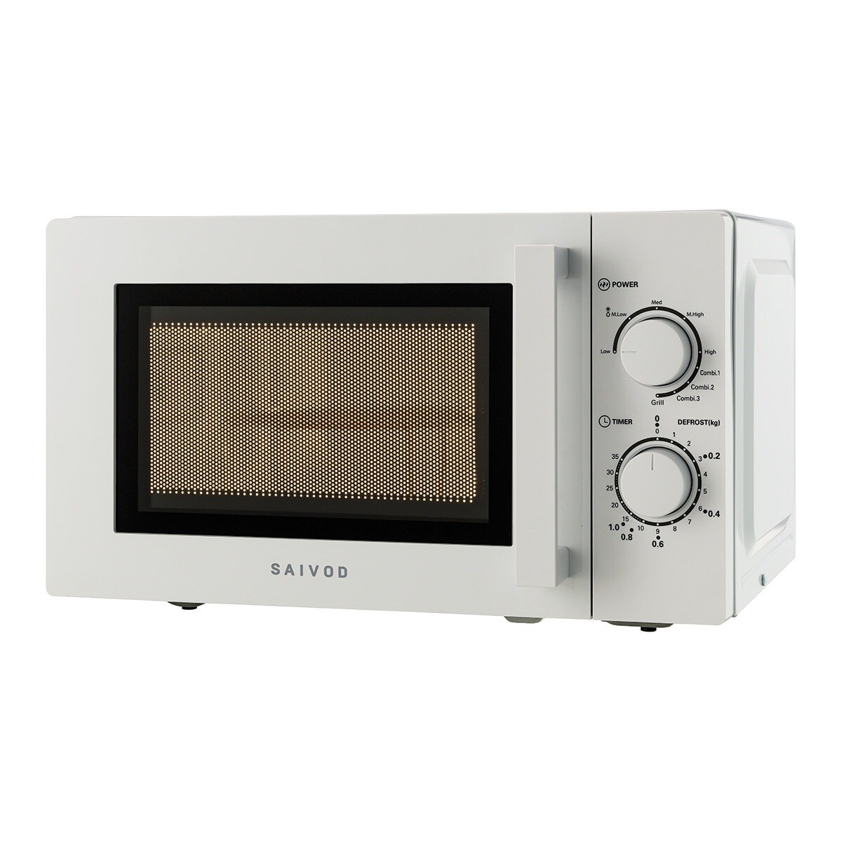 Micro-ondas com Grill Saivod MSG-2819W de 800 W e Capacidade para 20 Litros Branco-2