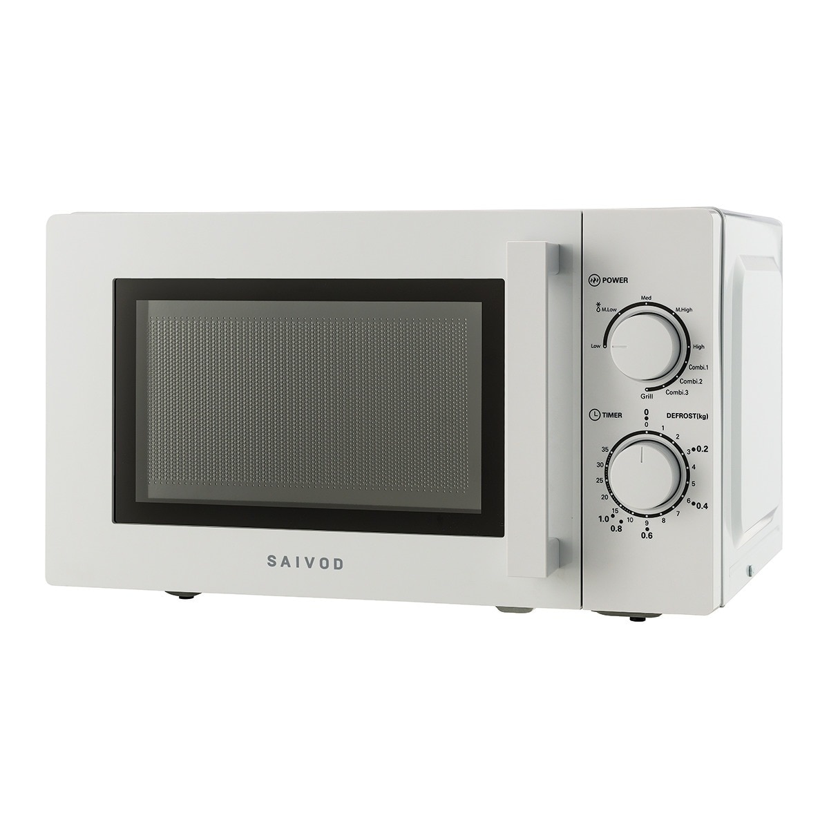 Micro-ondas com Grill Saivod MSG-2819W de 800 W e Capacidade para 20 Litros Branco-1