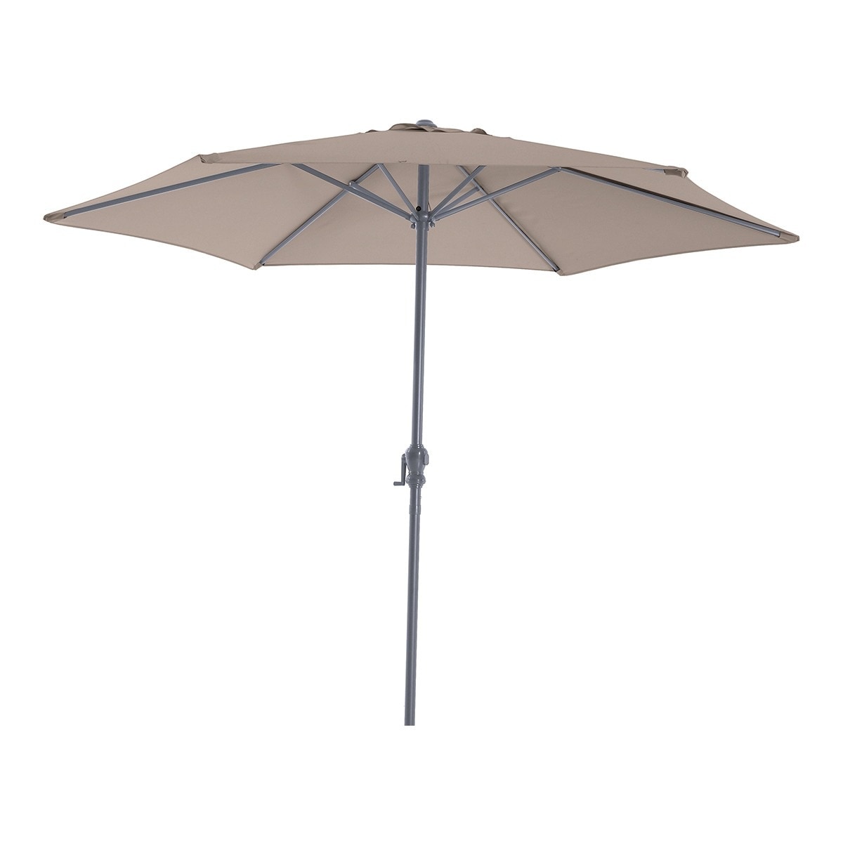 Parasol redondo New Duna El Corte Inglés Tostado-1