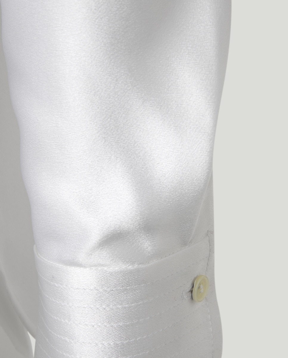 Blusa de Seda Branco-4