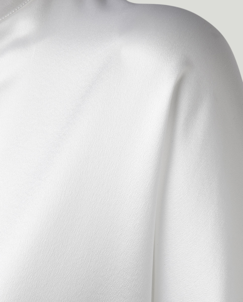 Blusa de Seda Branco-3