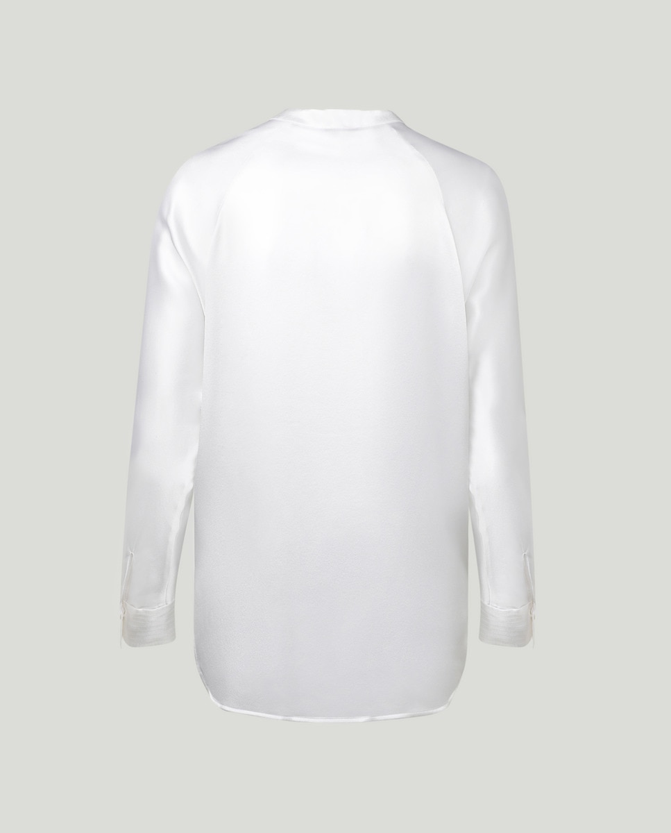 Blusa de Seda Branco-2