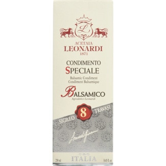 Condimento Balsâmico 8 Anos garrafa 250 ml - Leonardi
