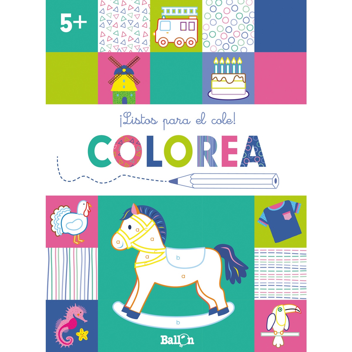 ¡LISTOS PARA EL COLE! COLOREA +5 (Capa mole) 1