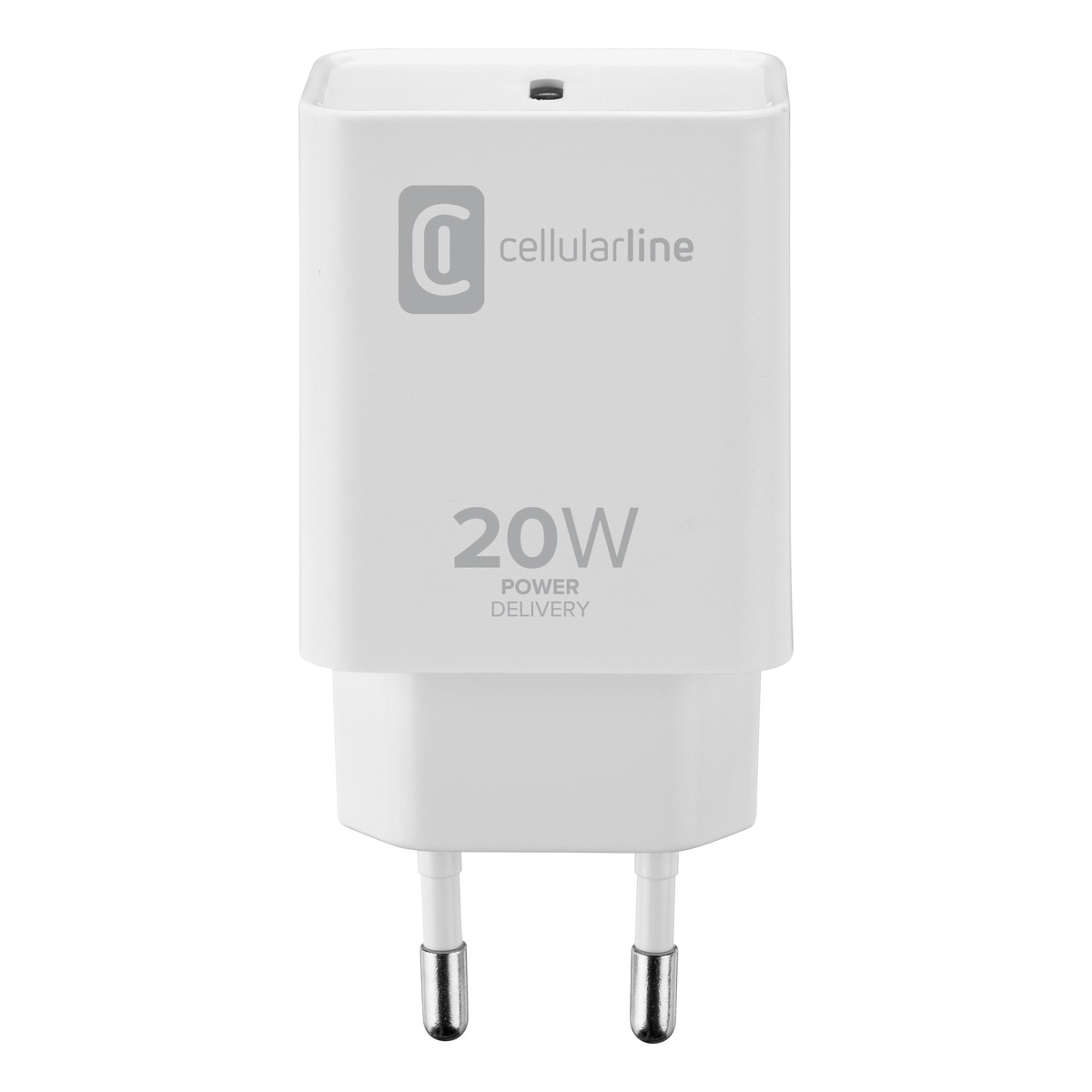 Imagem 0 de Carregador Cellular Line USB-C 20W - Branco