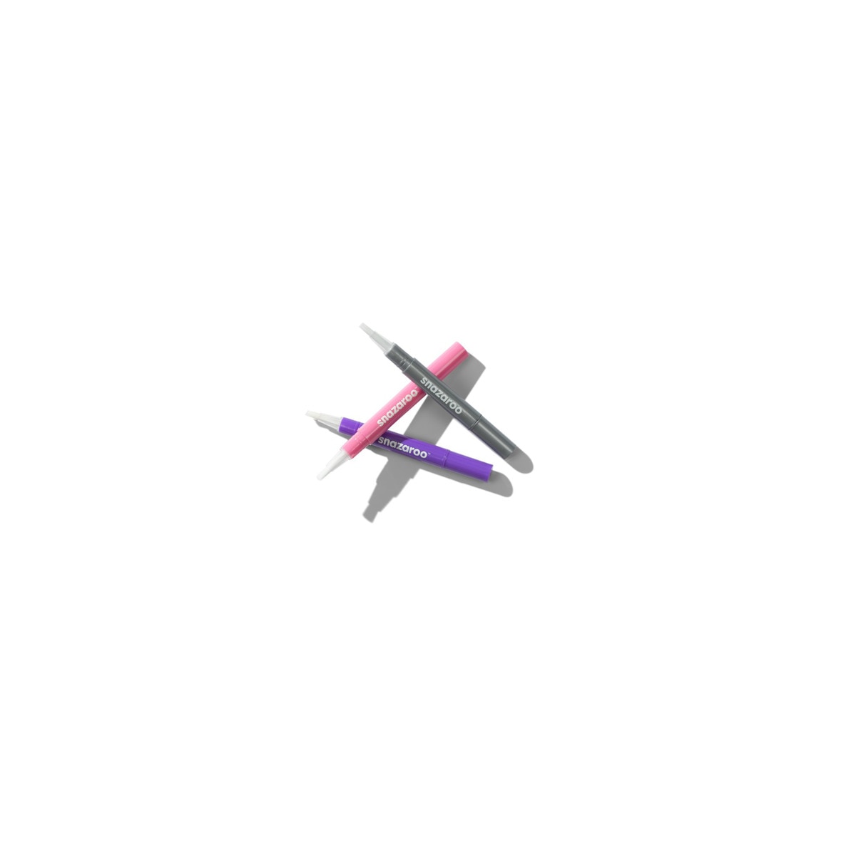 Conjunto de 3 marcadores de maquilhagem rosa, roxo e prateado 5