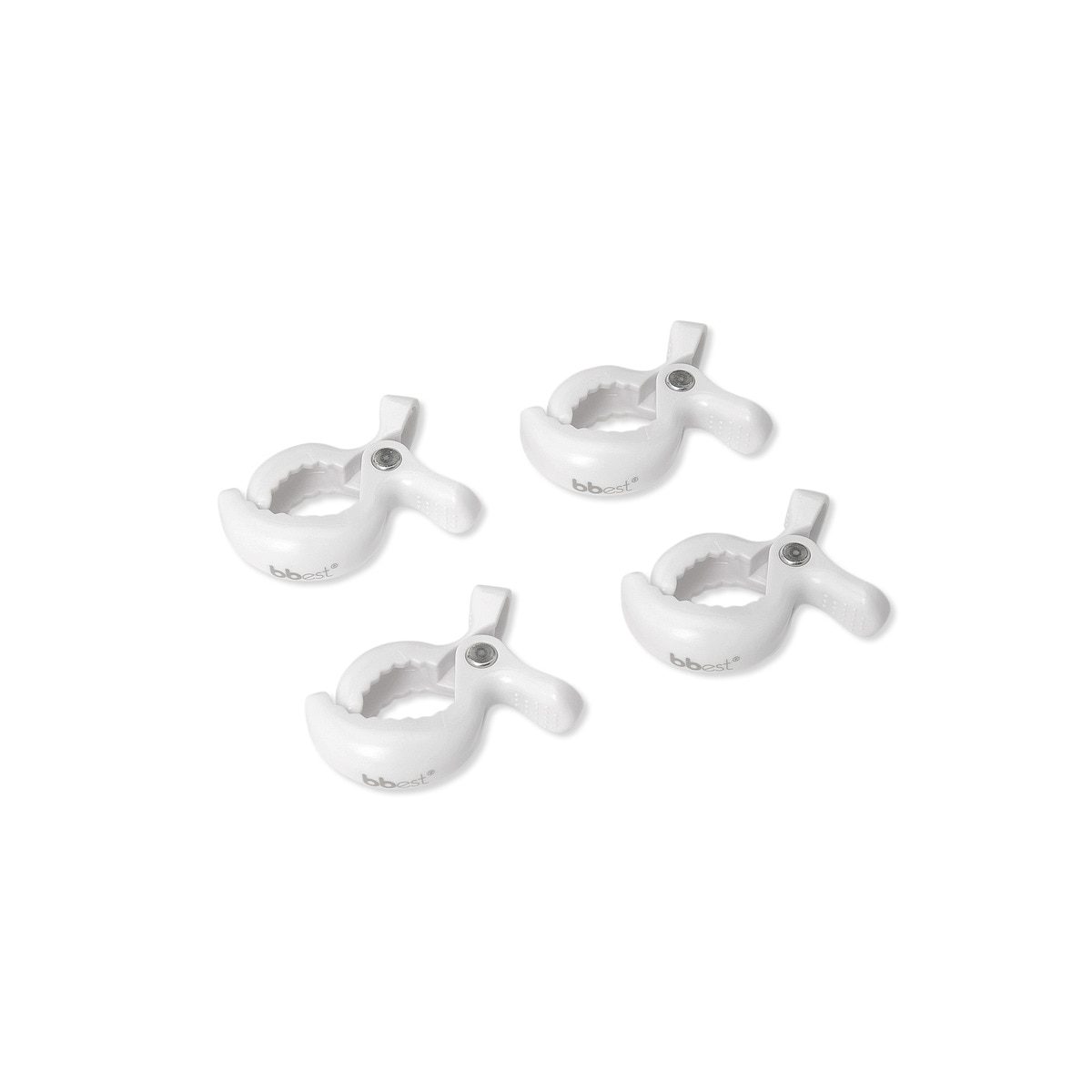 Lot de 4 pinces pour capote de poussette en