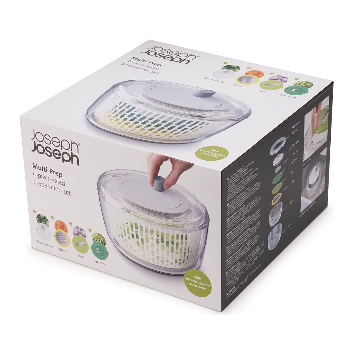 Centrifugadora de saladas Multi-Prep™ Transparente-14