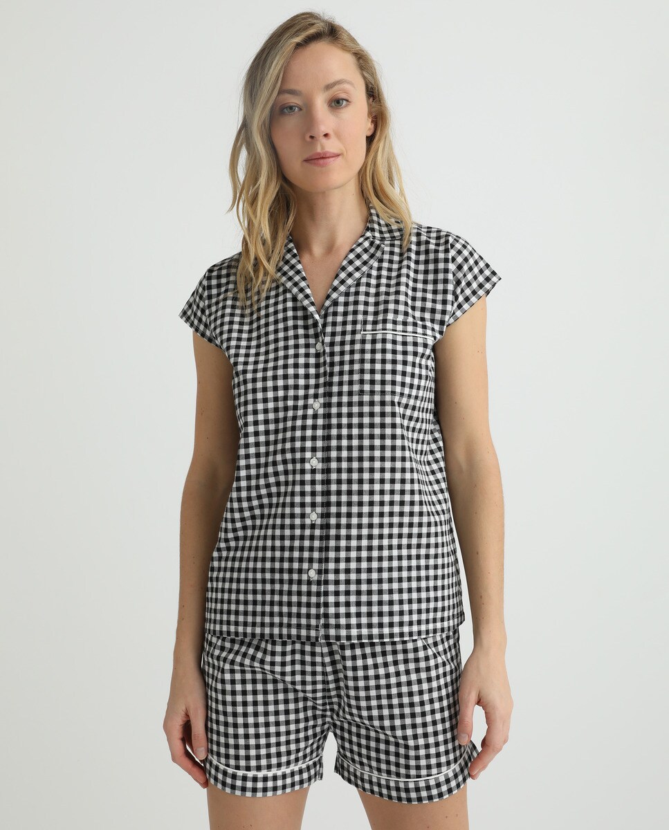Comprar Pijama algodón corto de mujer masculino Vichy · Unit · Hipercor