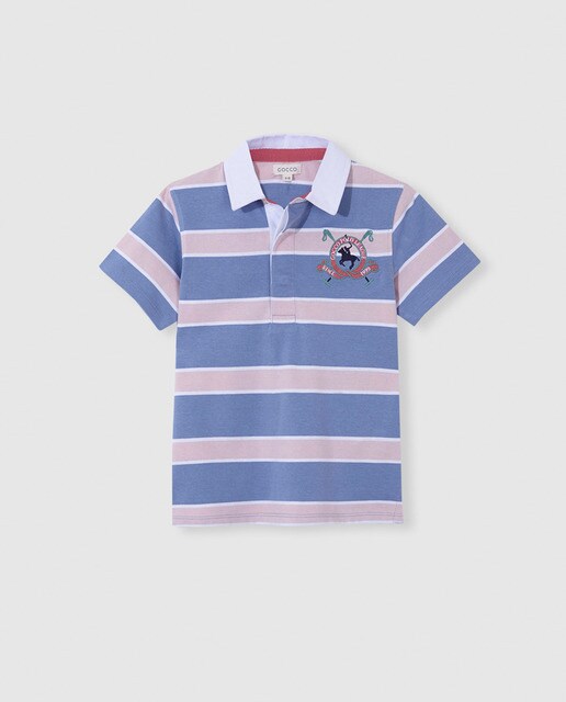 Polo de niño rayas tricolor · Gocco · El Corte Inglés