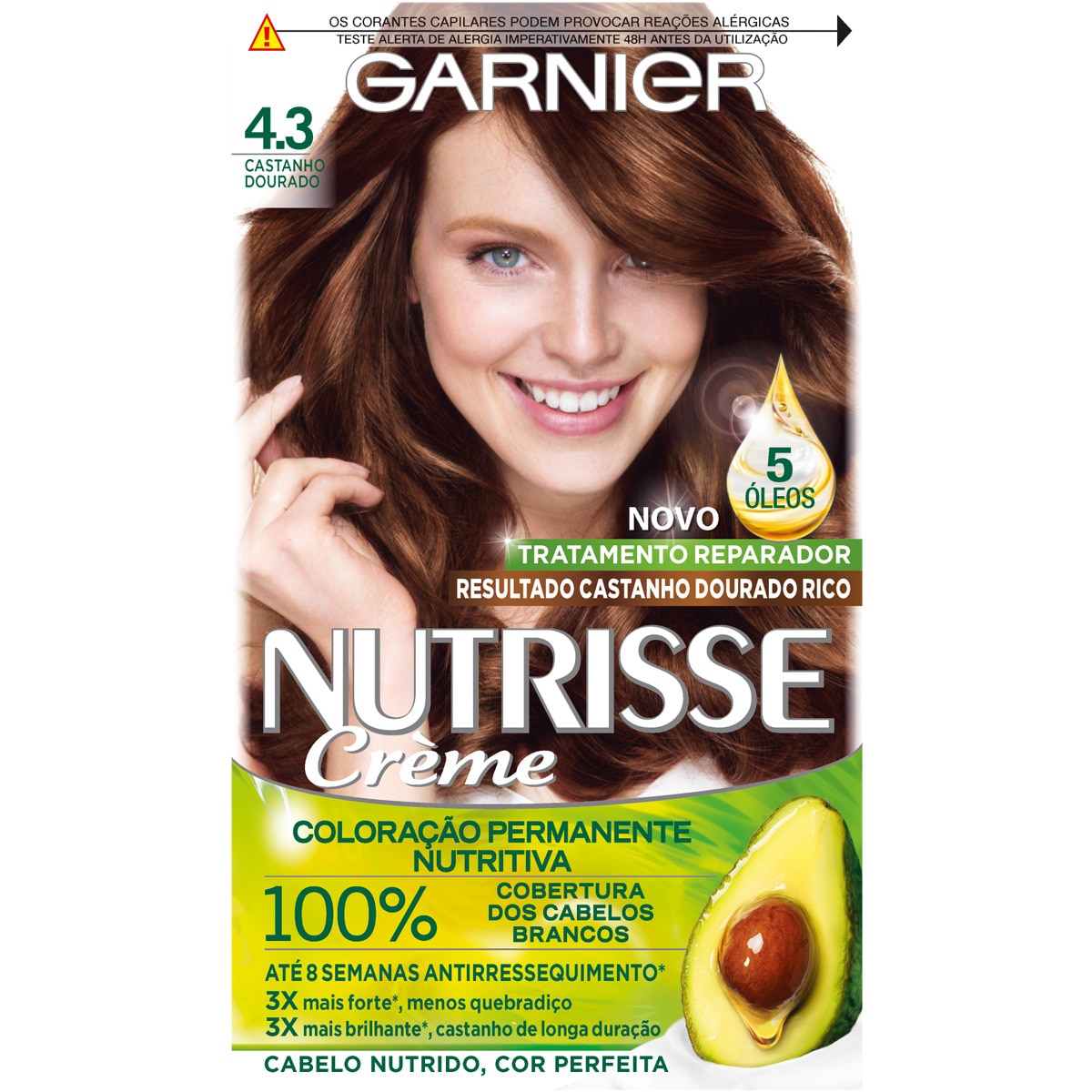 Coloração Nº 4.3 Castanho Dourado embalagem 190 ml