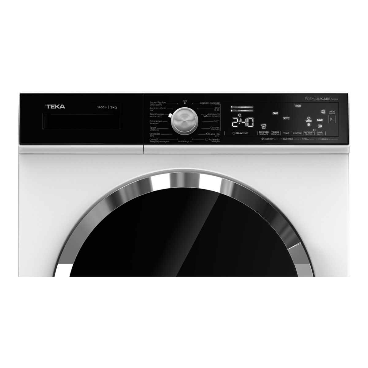 Lavadora Teka 9 kg / 1.400 rpm  - WMT 70945 WH Blanco-5