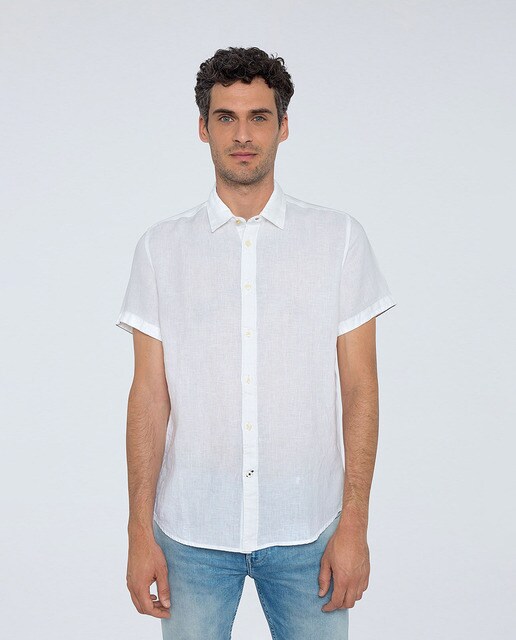 Camisa de hombre regular lisa blanca · Pepe Jeans · El Corte Inglés