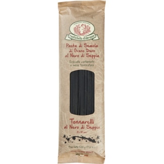 Massa Tonnarelli Nero di Sepia embalagem 500 g - Rustichella