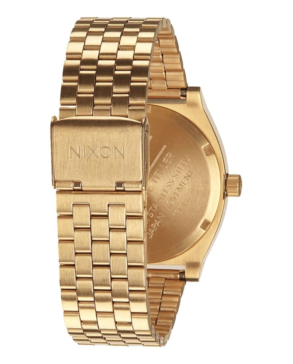 Relógio Nixon Time Teller Bracelete Aço - Dourado Ouro-3
