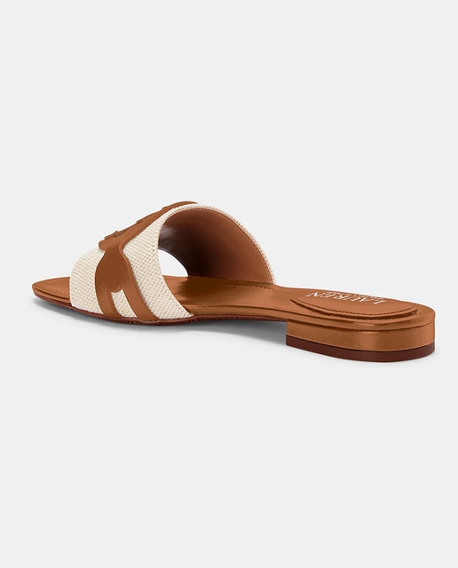 Sandalias planas de mujer Lauren Ralph Lauren de piel en color marrón · Lauren  Ralph Lauren · El Corte Inglés