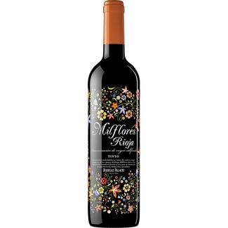 vino tinto joven DOCa Rioja botella 75 cl - Milflores