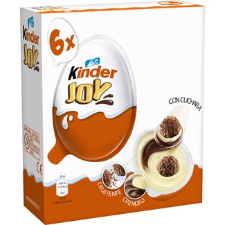 huevos con sorpresa pack 6 unidades 20 g - Kinder Joy