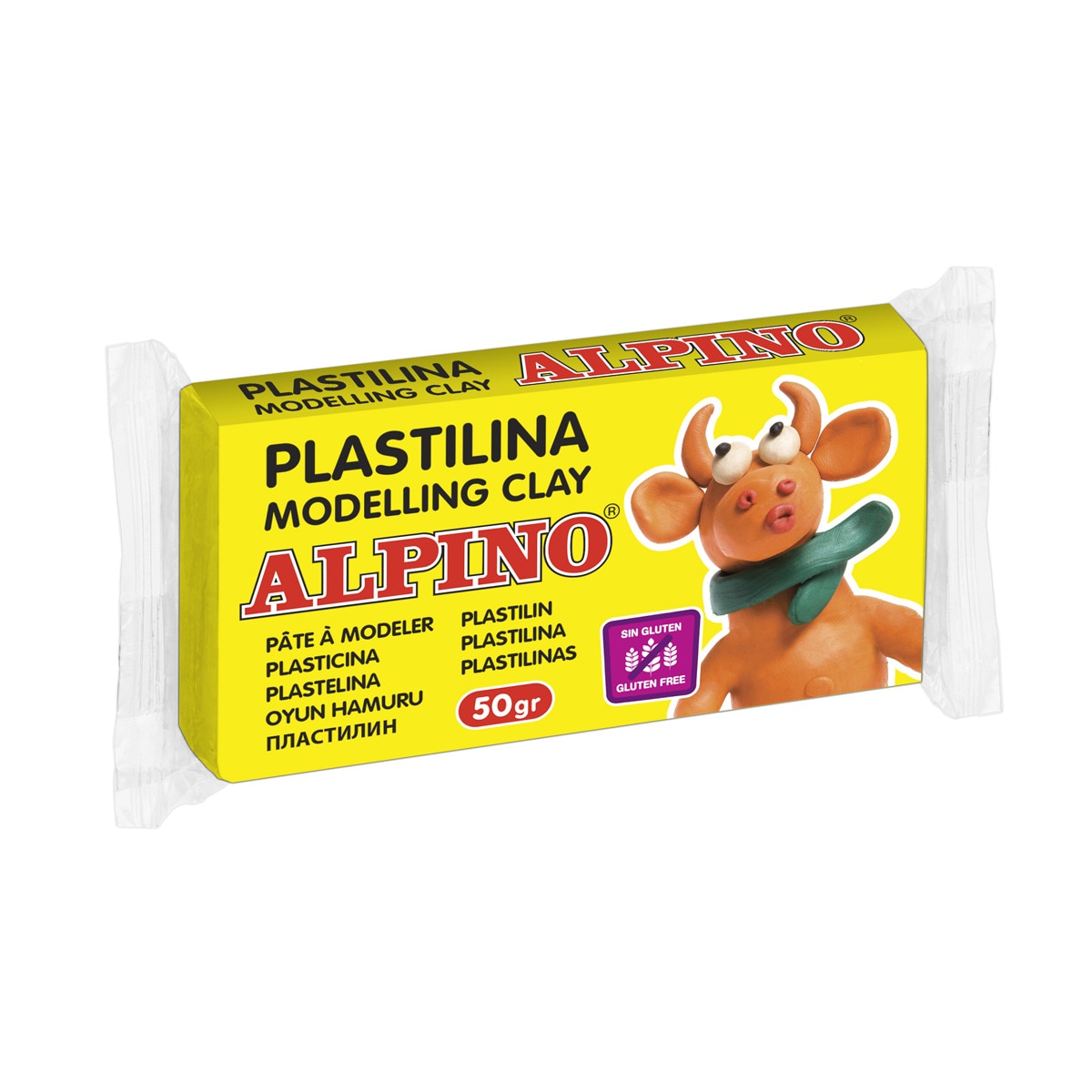 Imagen 0 de Plastilina 50 gr Alpino amarillo