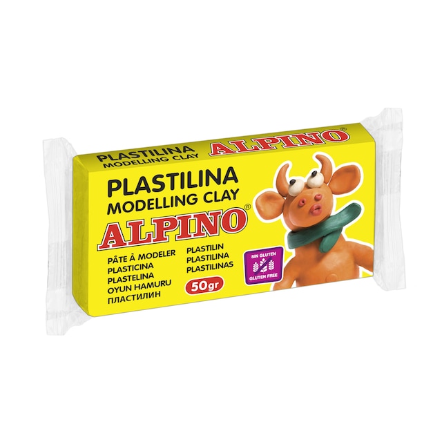 Imagen 0 de Plastilina 50 gr Alpino amarillo
