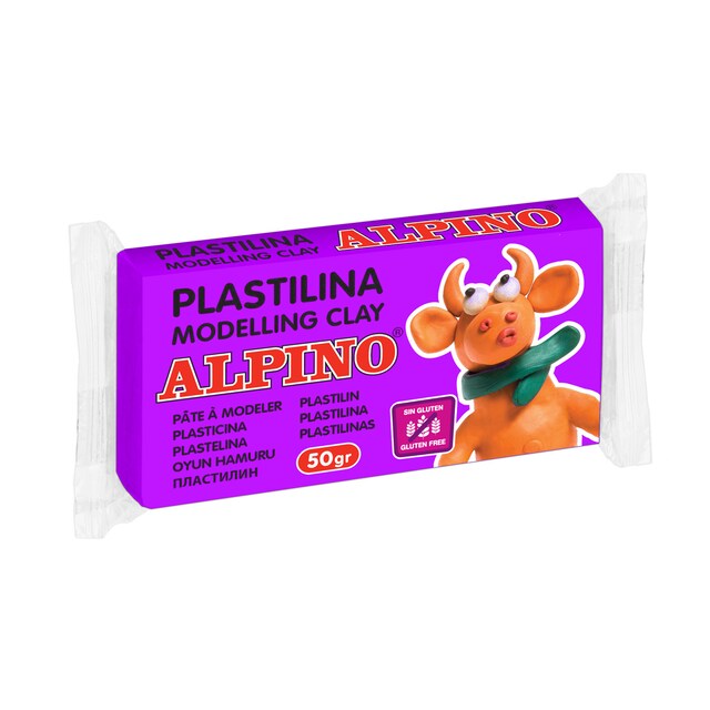 Imagen 0 de Plastilina 50 gr Alpino violeta claro