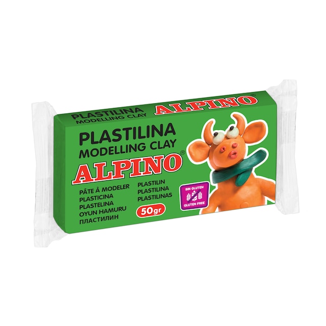 Imagem 0 de Plasticina 50 g Alpino verde pardo