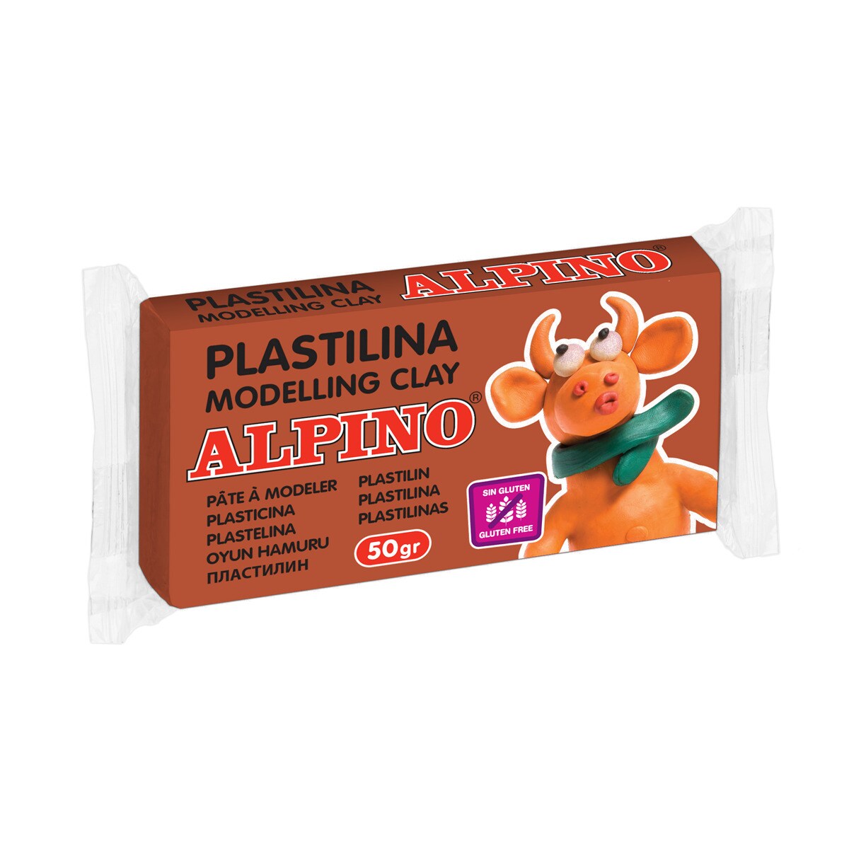 Plasticina 50 g Alpino castanha 1