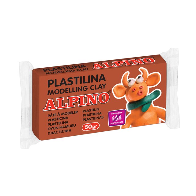 Imagen 0 de Plastilina 50 gr Alpino marrón