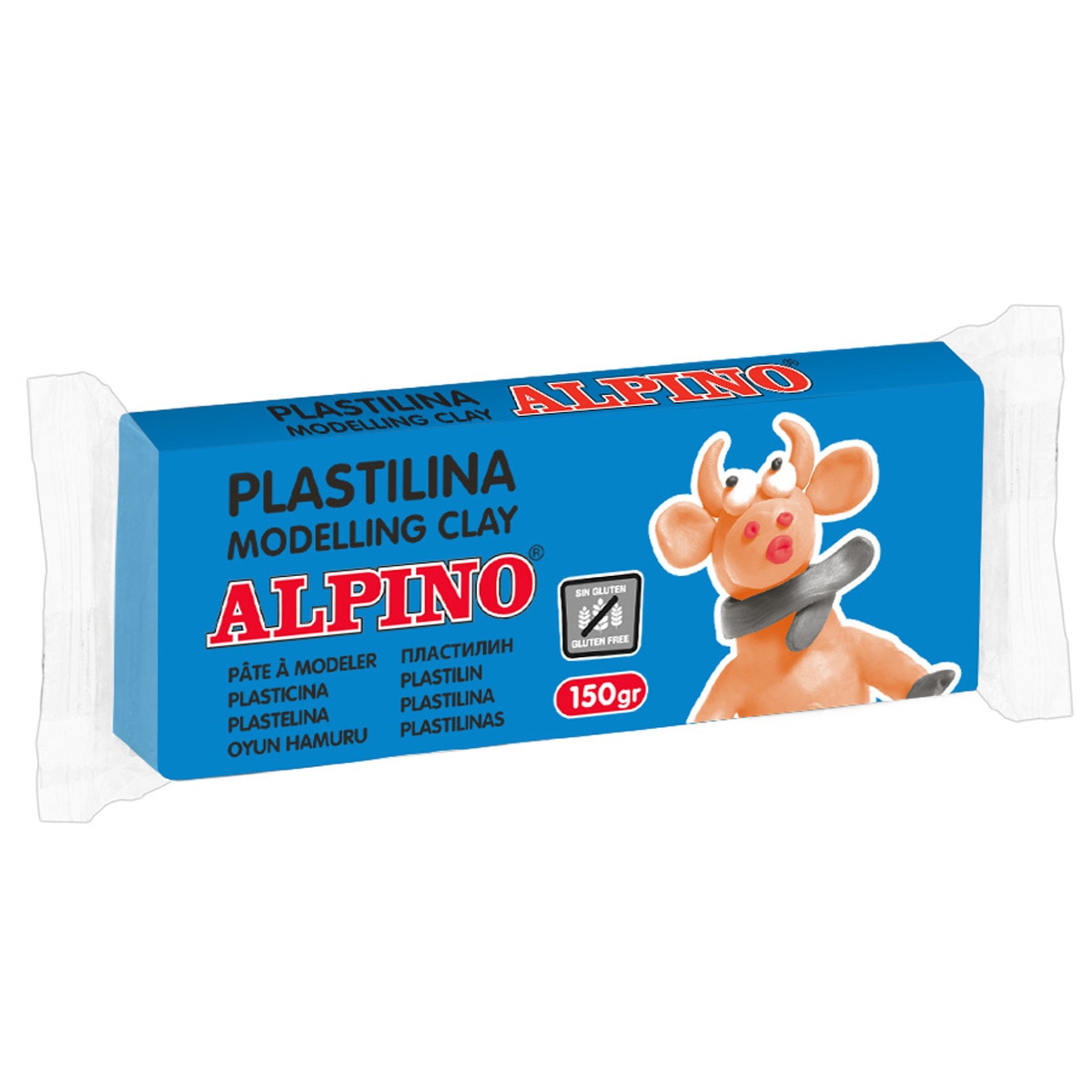 1 Unidade de Plasticina 150 g Alpino Azul Celeste 1