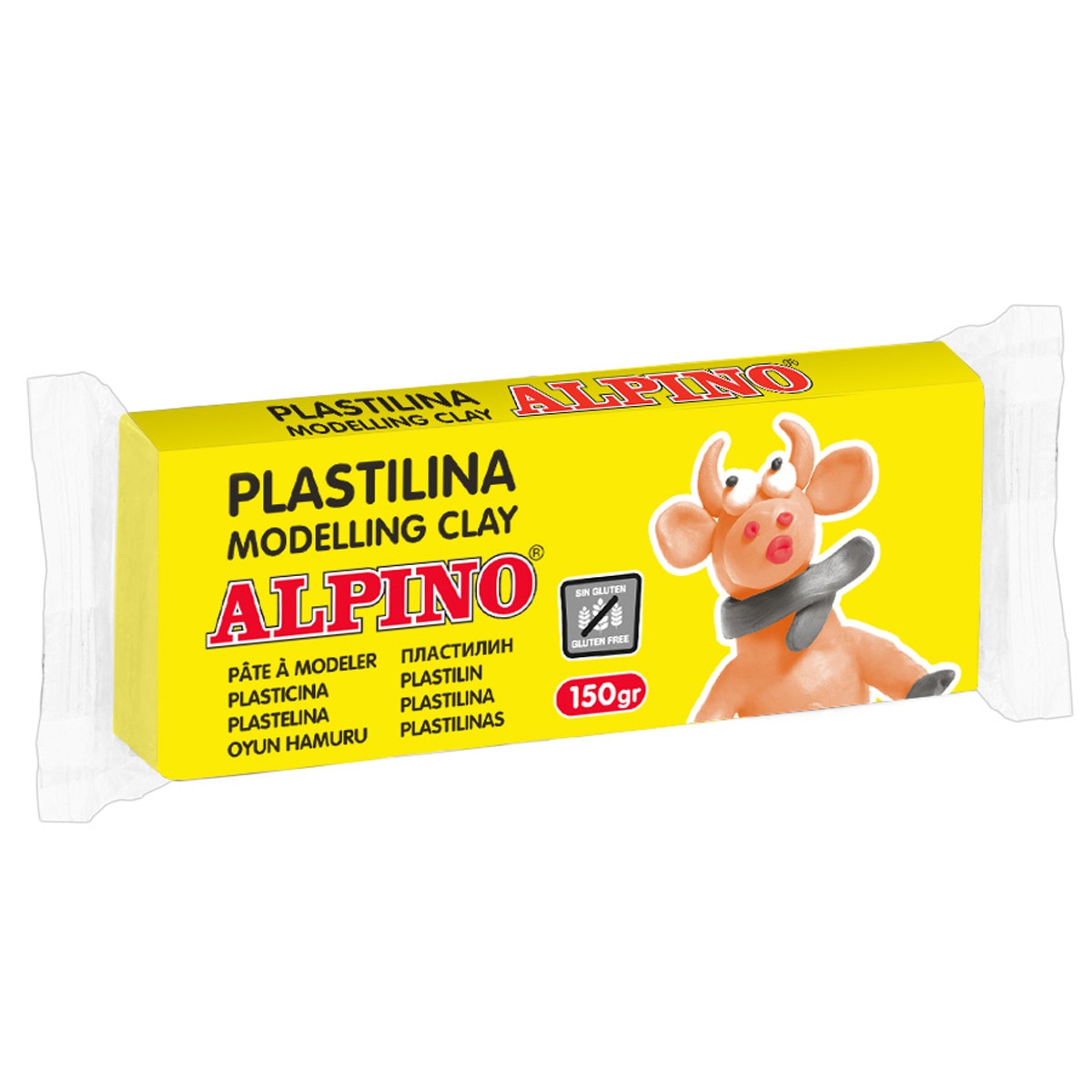 Imagem 0 de 1 Unidade de Plasticina 150 g Alpino Amarela