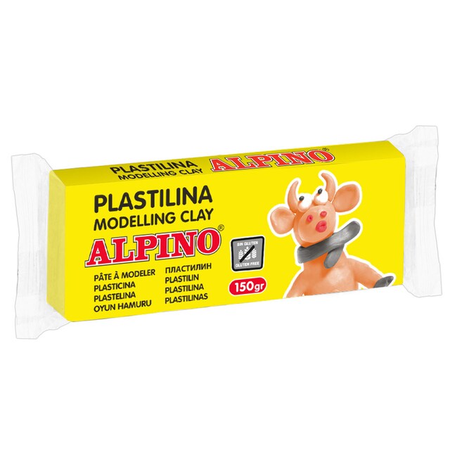Imagen 0 de 1 Unidad Plastilina 150 grs Alpino Amarillo