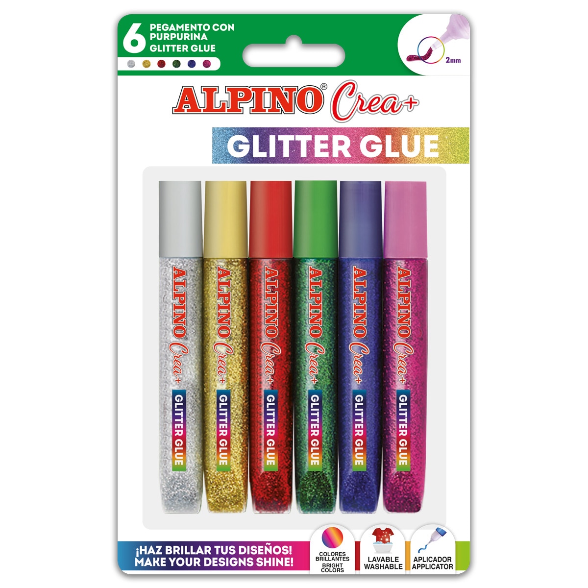 Blister pintura Glitter classic 1