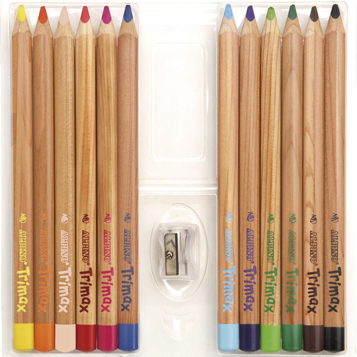 Estojo de 12 Lápis Trimax Alpino 2