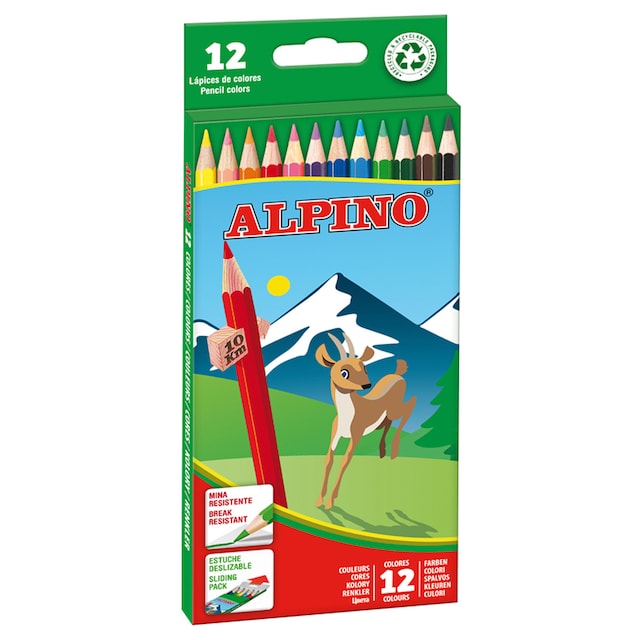 Imagen 0 de Caja de 12 Lápices largos WF Alpino